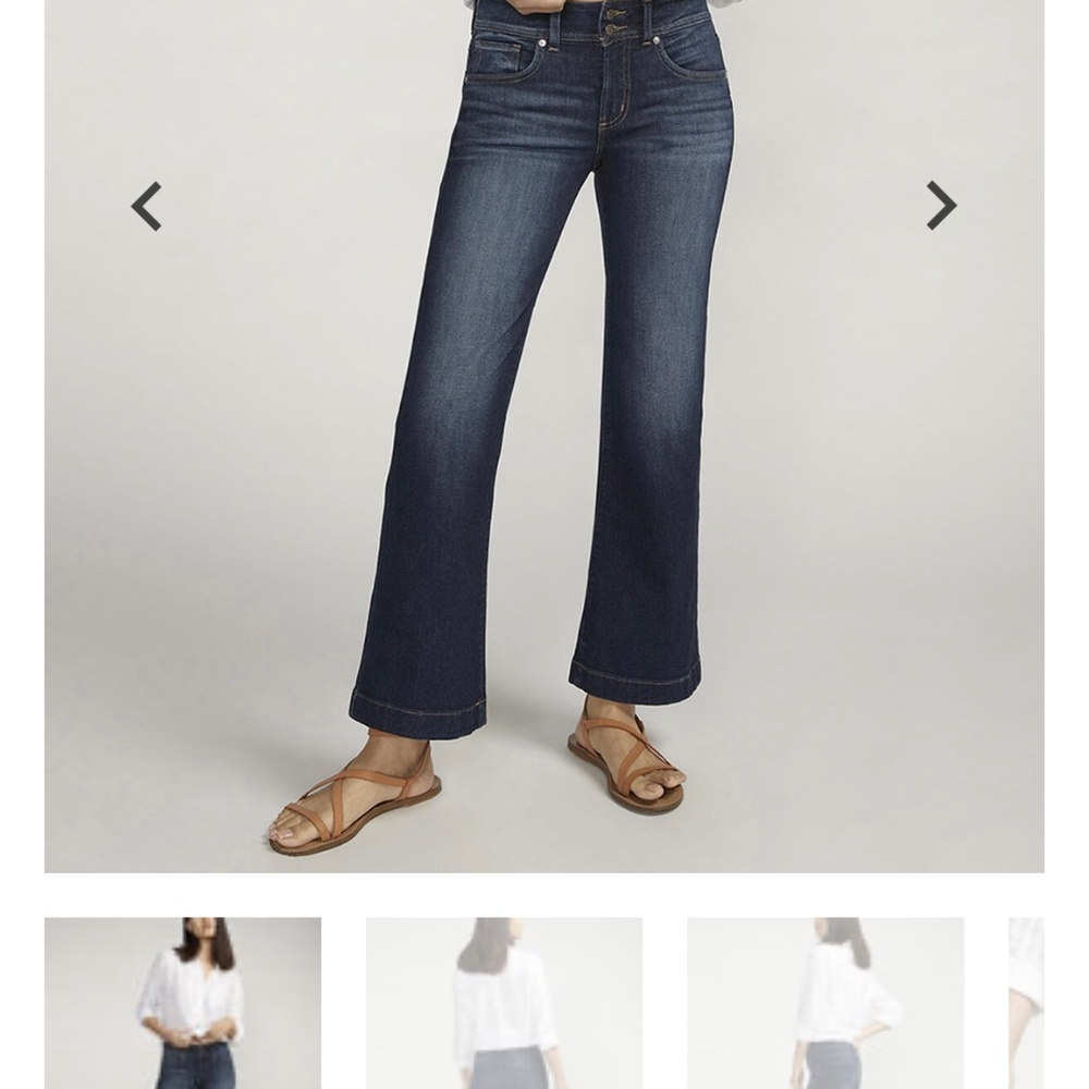 Sliver Jeans Suki Mid Rise Trouser NWT